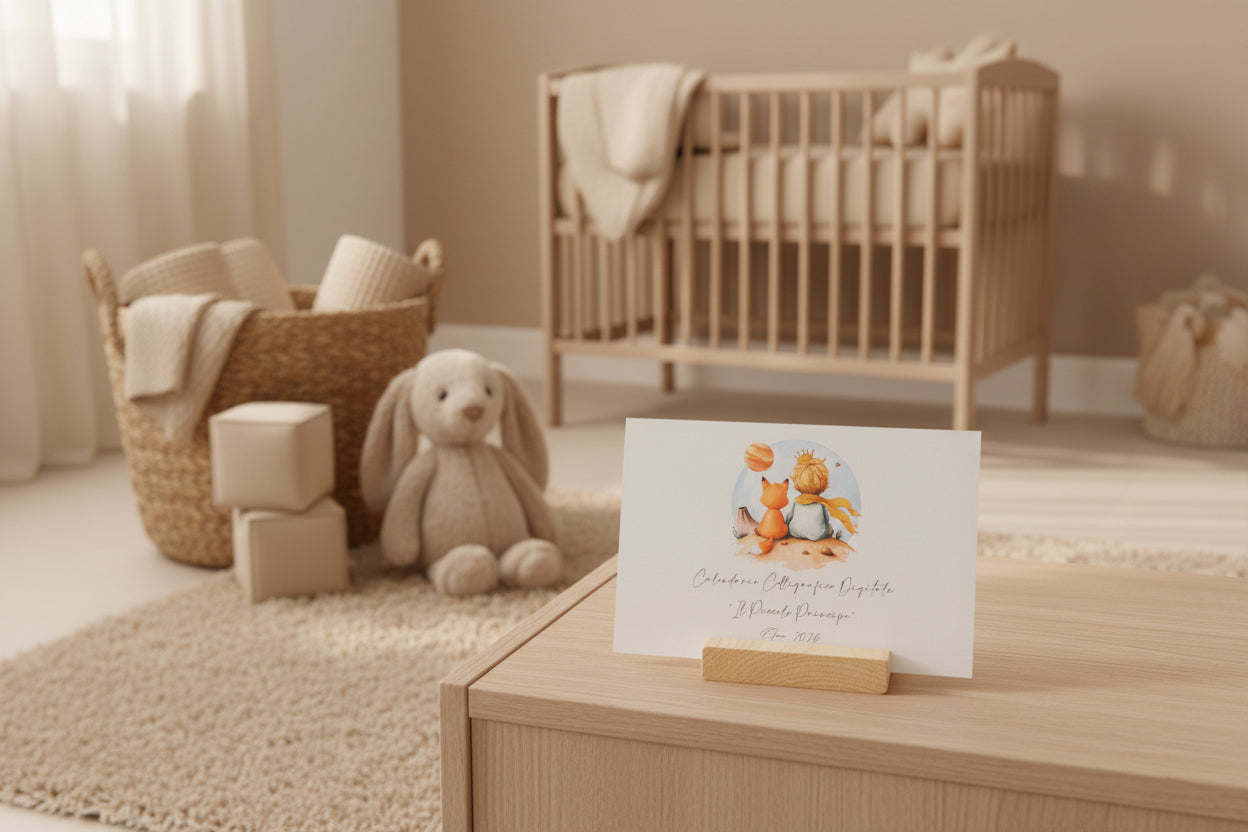 Calendario Calligrafico Digitale "Il Piccolo Principe"