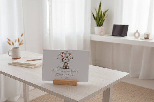 Calendario Calligrafico Digitale "Il Tempo dei piccoli passi"