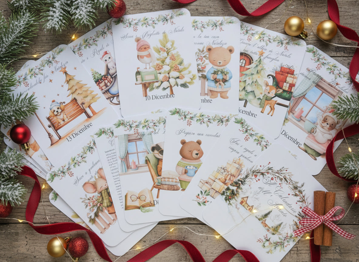 Calendario dell'Avvento "Il villaggio di Natale"