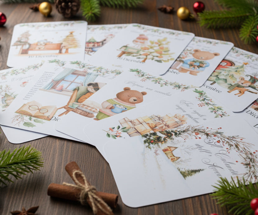 Calendario dell'Avvento "Il villaggio di Natale"